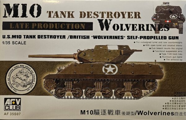 AFV Club 35S07 M10 Tank Destroyer Wolverines Late Production 1/35