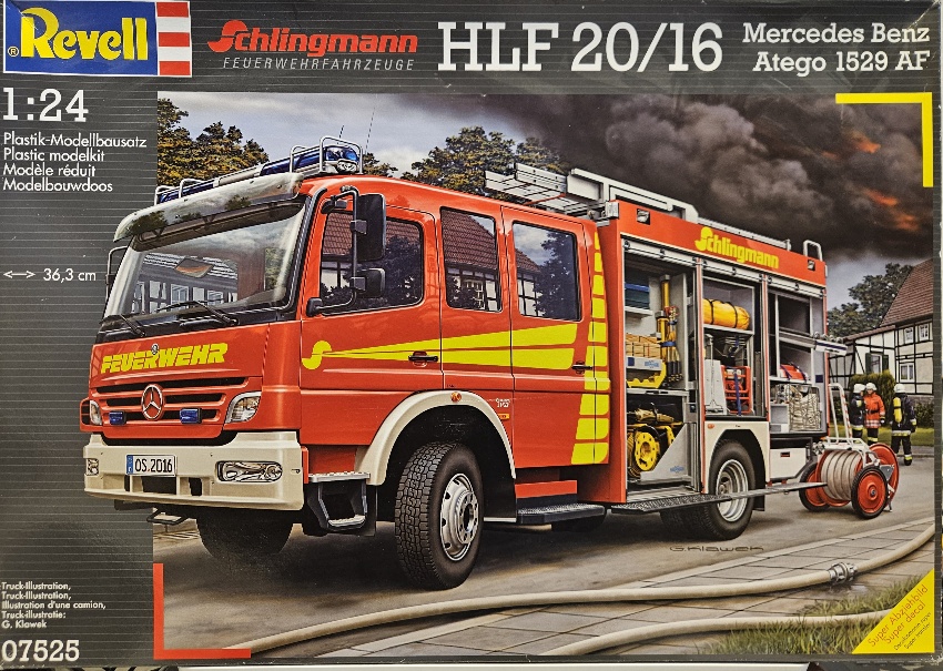 5 Revell 07525 Mercedes-Benz Atego 1529 AF TLF 20/16 Schlingmann 1/24