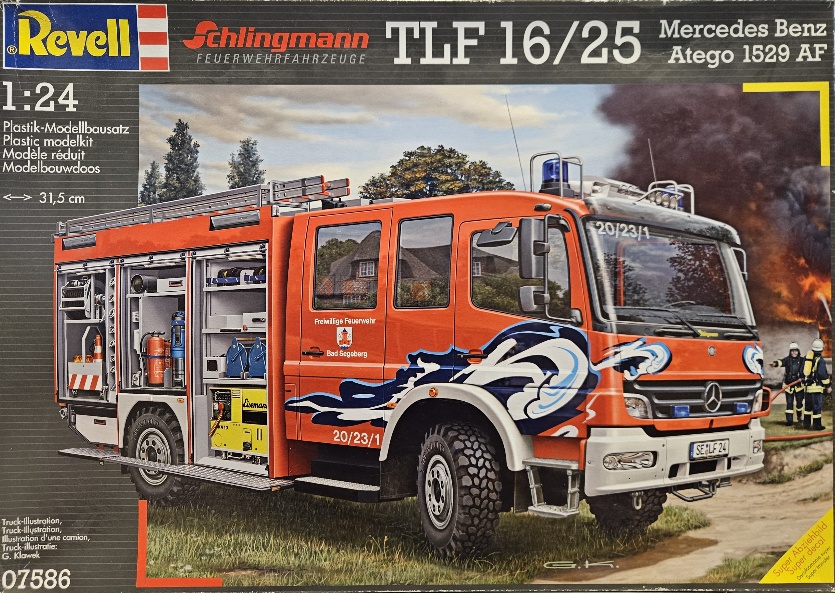 1 Revell 07586 Mercedes-Benz Atego 1529 AF TLF 16/25 Schlingmann 1/24