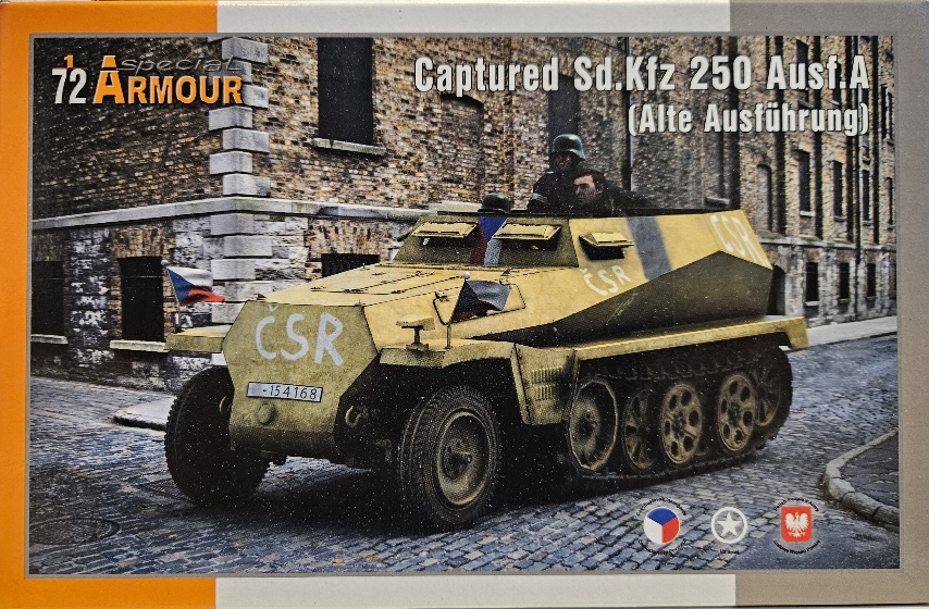 Special Armour SA 72027 Captured Sd.Kfz. 250 Ausf.A (Alte Ausführung) 1/72