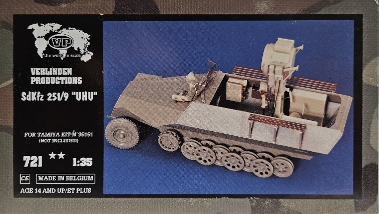 Verlinden Productions 721 Sd.Kfz.251/9 "UHU" 1/35