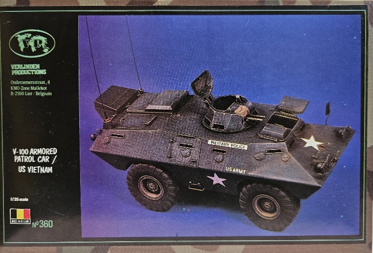 Verlinden Productions 360 V-100 Armored Patrol Car / US Vietnam 1/35