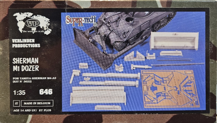 Verlinden Productions 646 Sherman M1 Dozer 1/35
