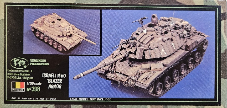 Verlinden Productions 398 Israeli M60 'Blazer' Armor 1/35