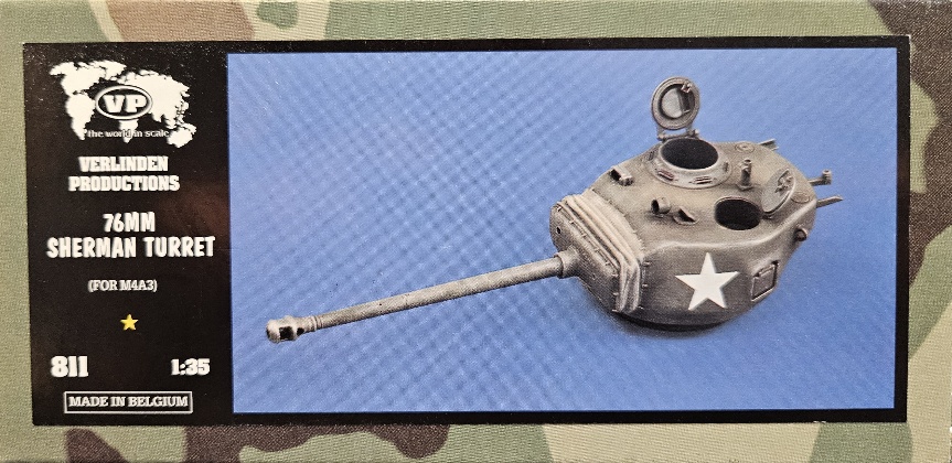 Verlinden Productions 811 76mm Sherman Turret (for M4A3) 1/35