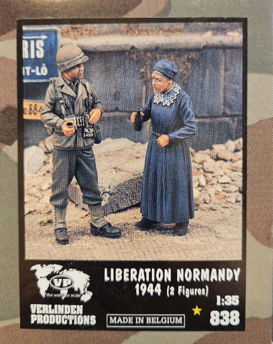 Verlinden Productions 838 Liberation Normandy 1944 (2 figures) 1/35