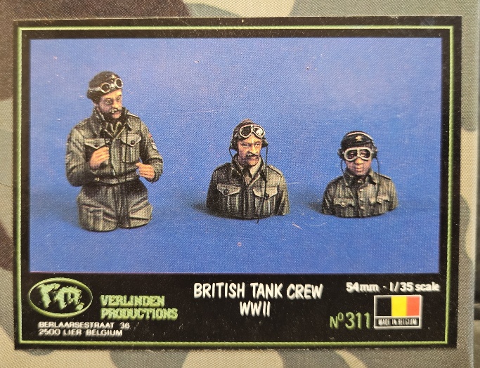 Verlinden Productions 311 British Tank Crew WWII 1/35