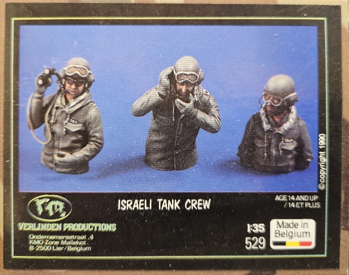 Verlinden Productions 529 Israeli Tank Crew 1/35
