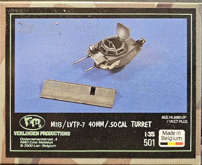 Verlinden Productions 501 M113 / LVTP-7 40mm / .50Cal Turret 1/35