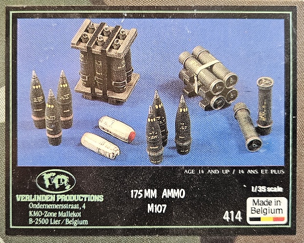 Verlinden Productions 414 175mm Ammo M107 1/35