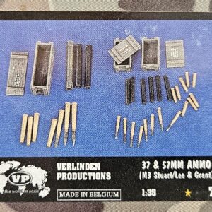 Verlinden Productions 776 37 & 57mm Ammo (M3 Stuart / Lee & Grant) 1/35