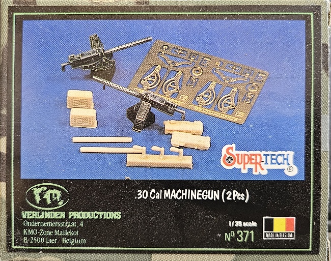 Verlinden Productions 371 .30 Cal Machinegun (2 pcs) 1/35
