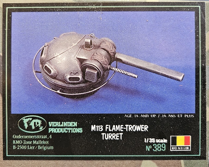 Verlinden Productions 389 M113 Flame-Trower Turret 1/35