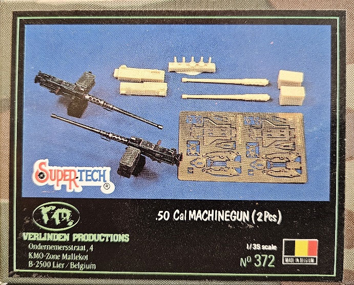 Verlinden Productions 372 .50 Cal Machinegun (2 pcs) 1/35