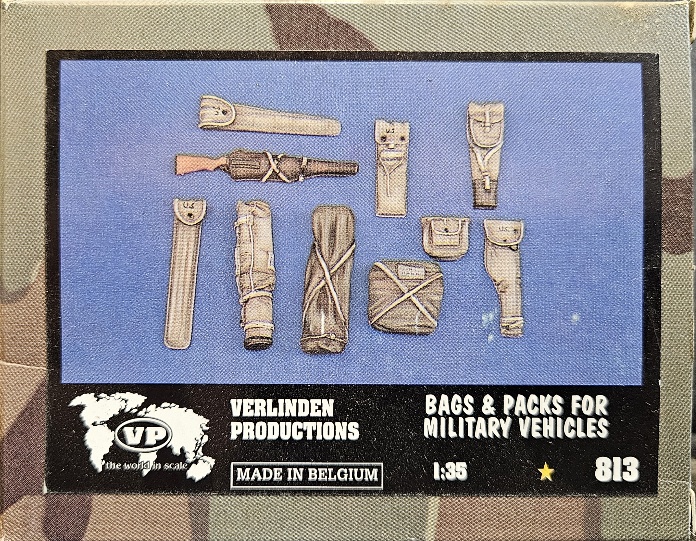 Verlinden Productions 813 Bags & Packs for Military Vehicles 1/35
