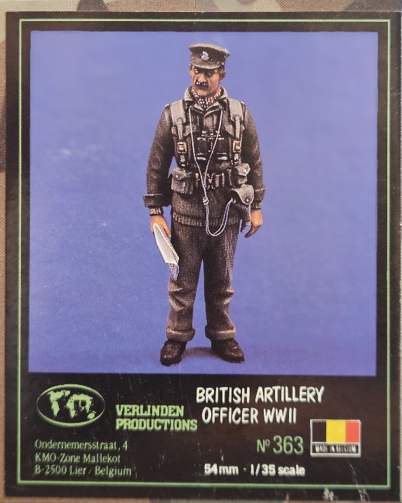 Verlinden Productions 363 British Artillery Officier WWII 1/35