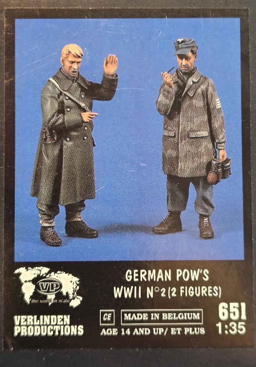 Verlinden Productions 651 German POW's WWII  (2 figures) 1/35