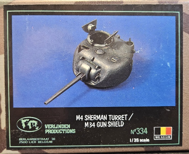 Verlinden Productions 334 M4 Sherman Turret / M34 Gun Shield 1/35