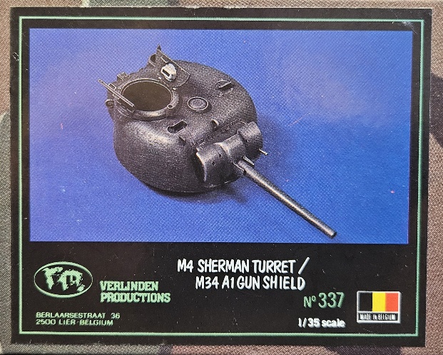 Verlinden Productions 337 M4 Sherman Turret / M34 A1 Gun Shield 1/35