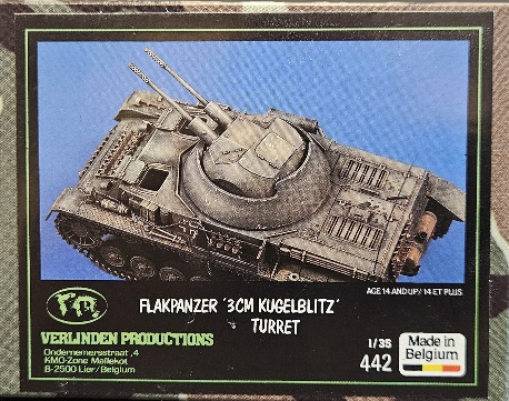 Verlinden Productions 442 Flakpanzer '3cm Kugelblitz' Turret 1/35