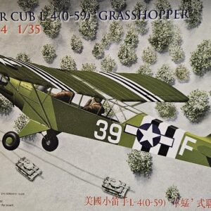 Bronco CB-35014 US Piper Cub L-4 (0-59) "Grasshopper" Inclusief NL Decals 1/35