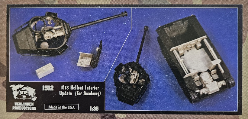 Verlinden Productions 1512 M18 Hellcat Interior Update (for Academy) 1/35