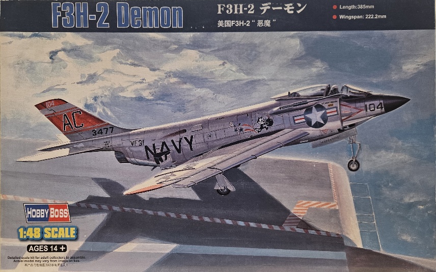 4 Hobby Boss 80364 F3H-2 Demon 1/48