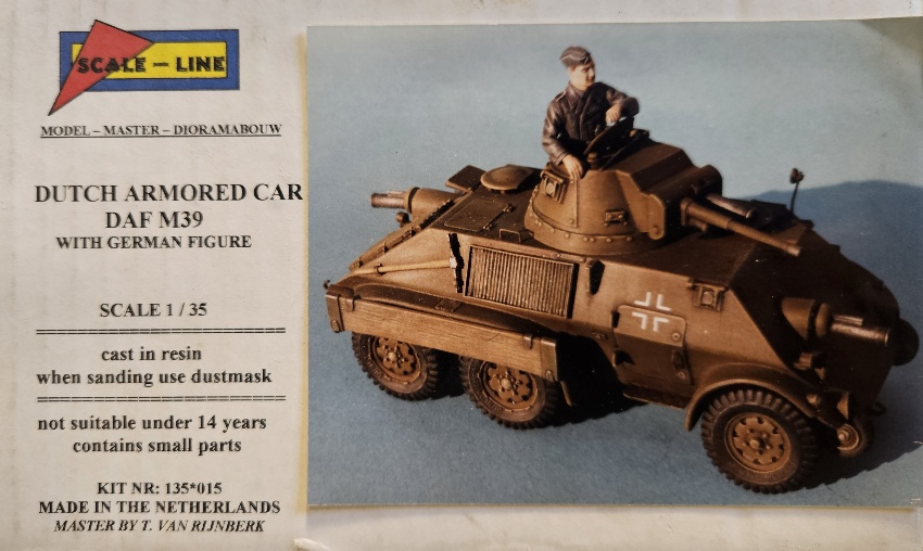 Scale-Line 135*015 Dutch Armored Car DAF M39 1/35
