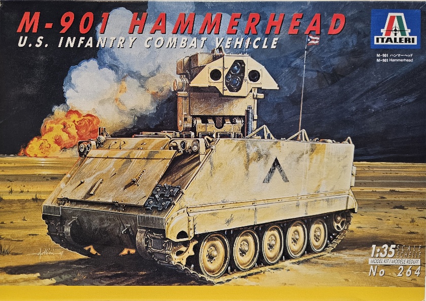 2 Italeri 264 M-901 Hammerhead U.S. Infantry Combat Vehicle 1/35