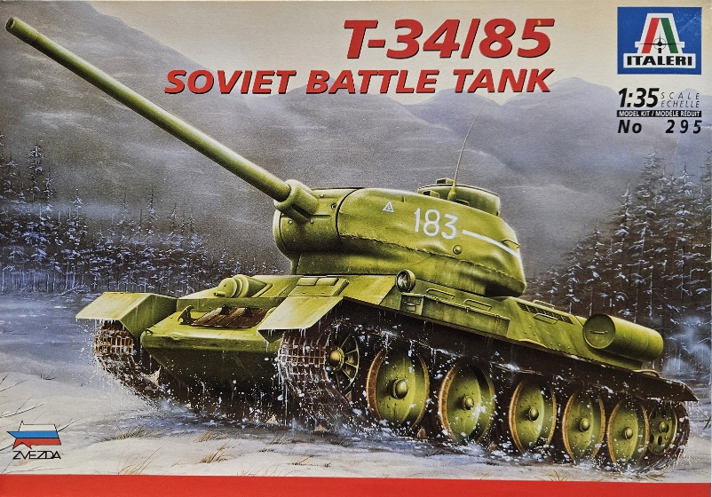 5 Italeri 295 T-34/85 Soviet Battle Tank 1/35