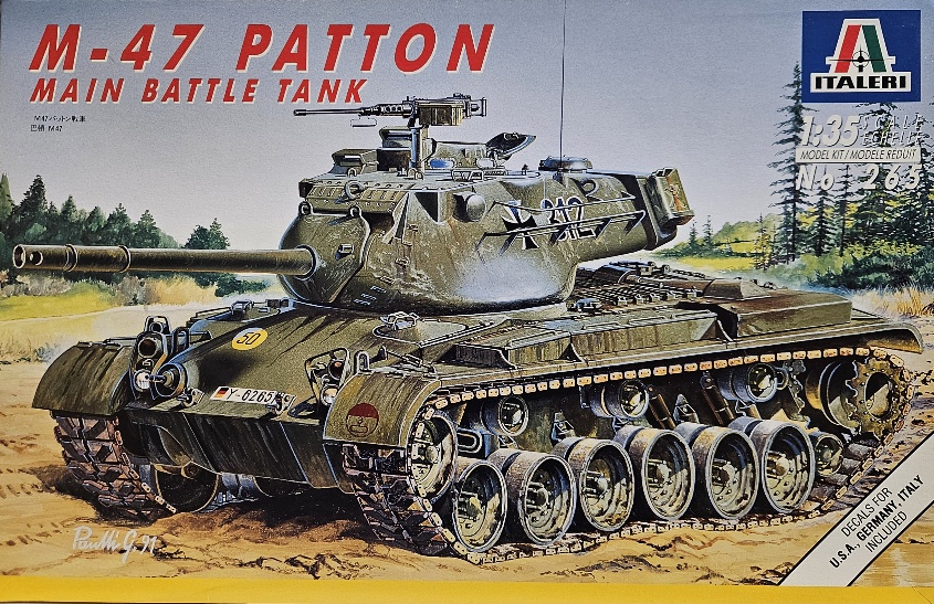 4 Italeri 265 M-47 Patton Main Battle Tank 1/35