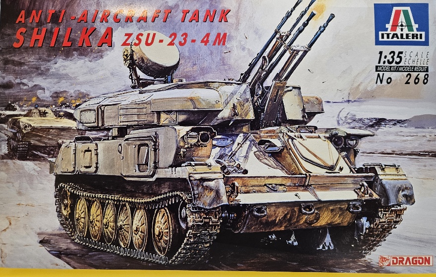 3 Italeri 268 Anti-Aircraft Tank Shilka ZSU-23-4M 1/35