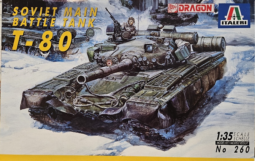 1 Italeri 260 Soviet Main Battle Tank T-80 1/35