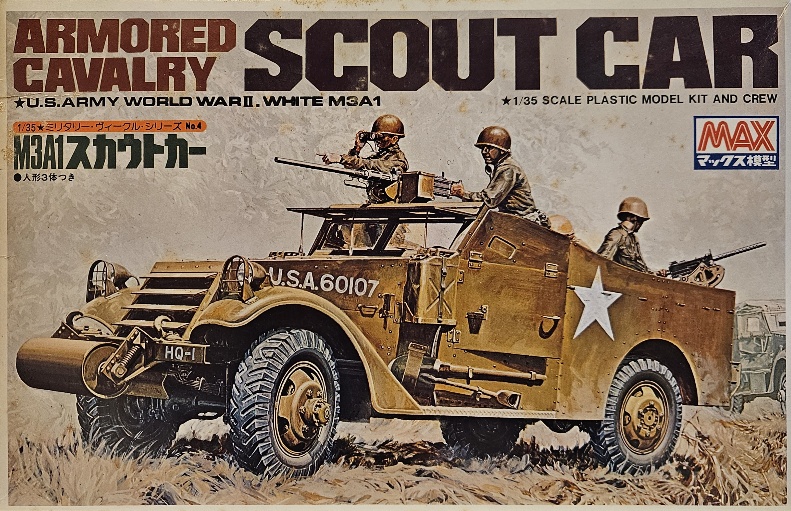 1 Max 3507-900 Scout Car White M3A1 1/35