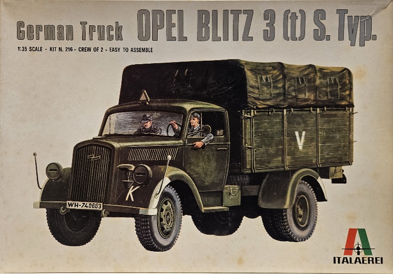 5 Italeri 216 German Truck Opel Blitz 3 (t) S. Typ 1/35