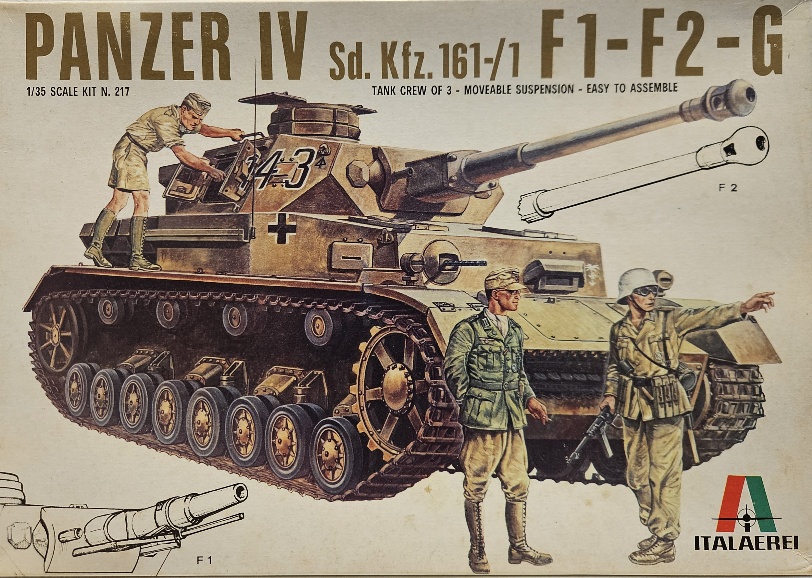 1 Italeri 217 Panzer IV Sd.Kfz. 161/1 F1-F2-G 1/35
