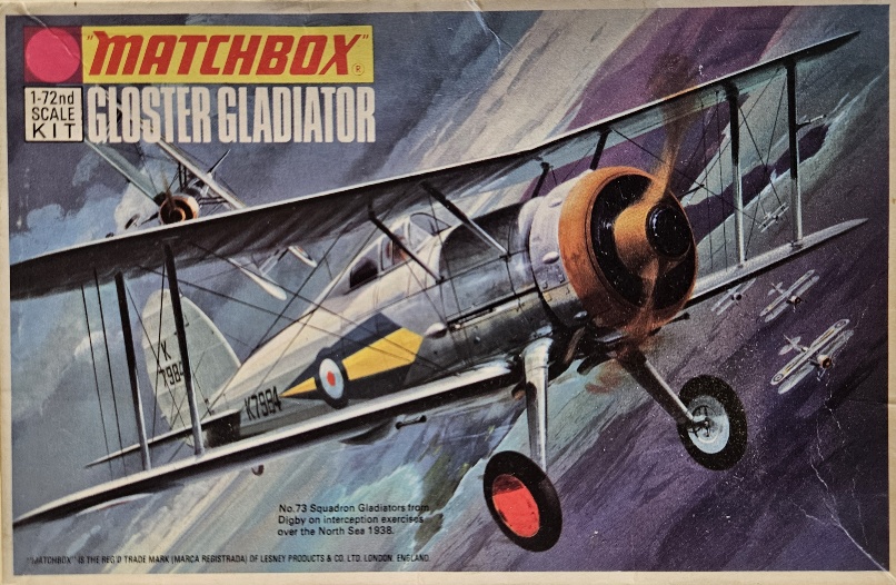 2 Matchbox PK-8 Gloster Gladiator 1/72