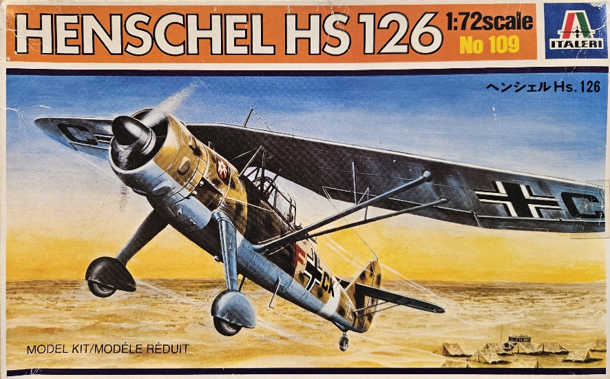 1 Italeri 109 Henschel HS 126 1/72