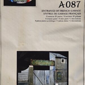 MK35 A087 Entrance of French Garage (Gips) 1/35