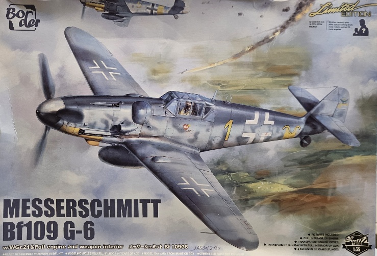 3 Border Model BF-001 Messerschmitt Bf109 G-6 w/ WGr.21 & Full Engine & Weapon Int. 1/35