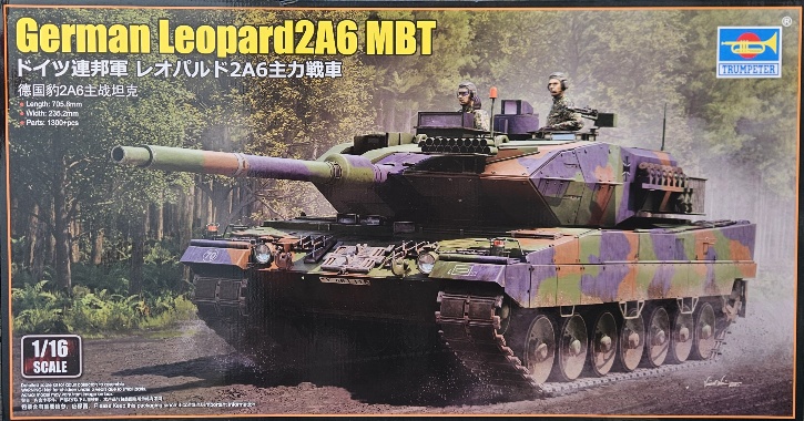 03 Trumpeter 00966 German Leopard 2A6 MBT 1/16