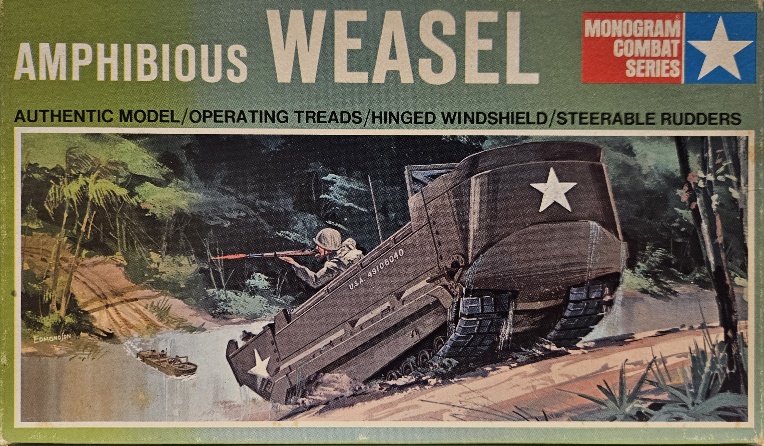 3 Monogram PM156 Amphibious Weasel (Kit uit 1966) 1/32