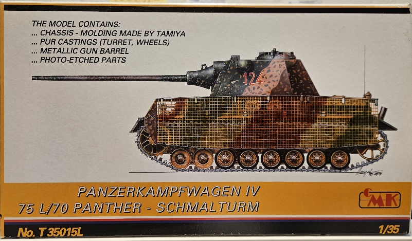 CMK  T35015L Panzerkampfwagen IV 75 L/70 Panther - Schmalturm 1/35