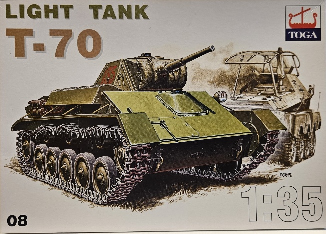 2 Toga 08 Light Tank T-70 1/35