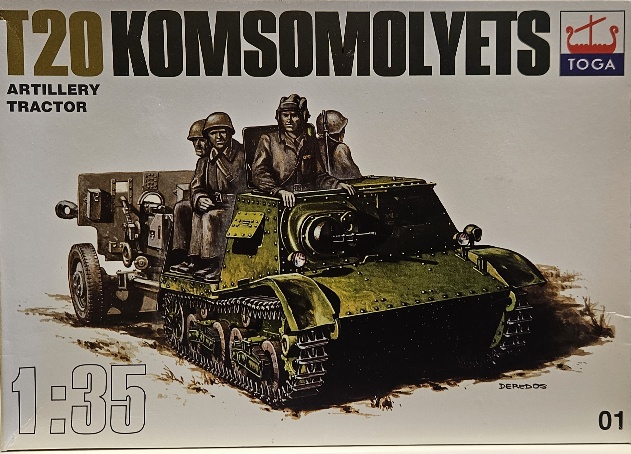 4 Toga 01 T20 Komsomolyets Artillery Tractor 1/35
