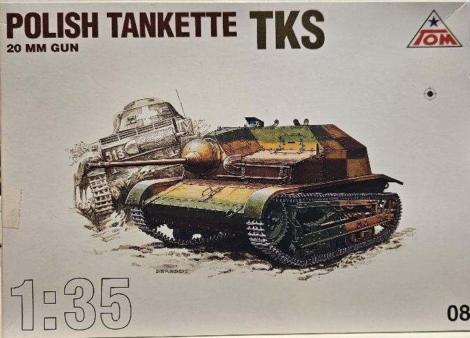 5 Tom 08 Polish Tankette TKS 20 mm Gun 1/35