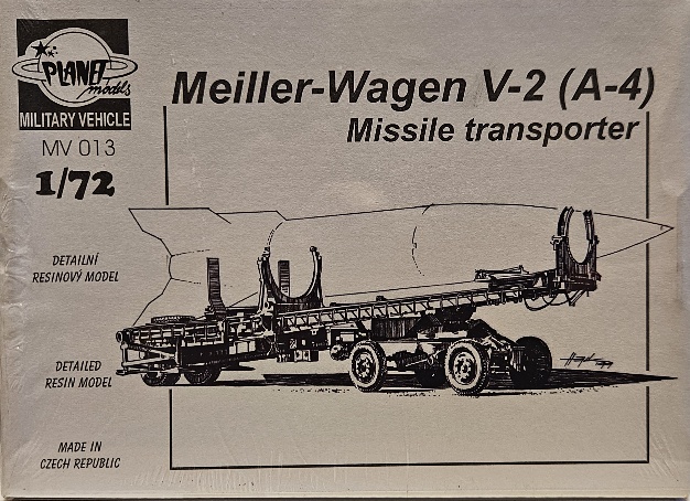 Planet Models no. MV013 Meiller-Wagen V-2 (A-4) 1/72