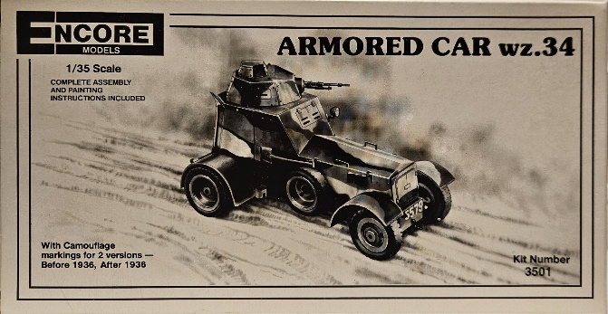 Encore Models 3501 Armored Car wz.34 1/35