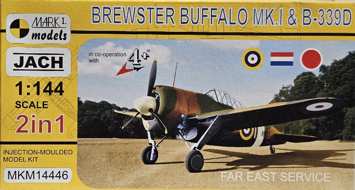 Mark I. Models MKM14446 Brewster Buffalo MK.I & B-339D NL decals 1/144