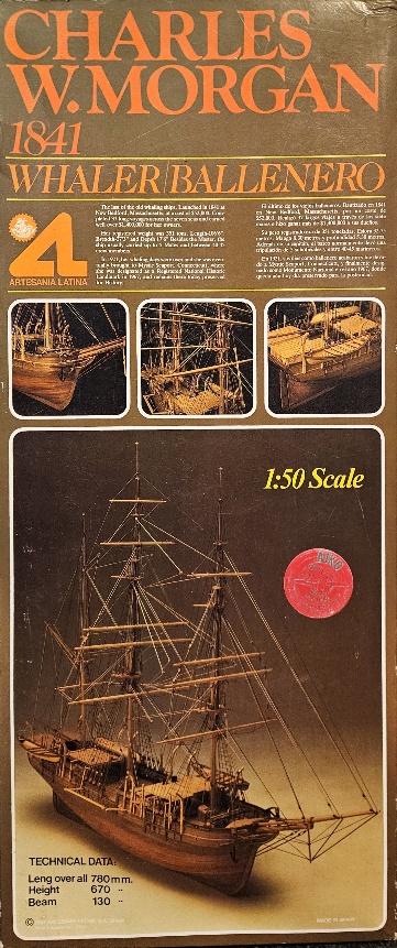 Artesania Latina 601 Charles W. Morgan 1841 Whaler / Ballenero 1/50